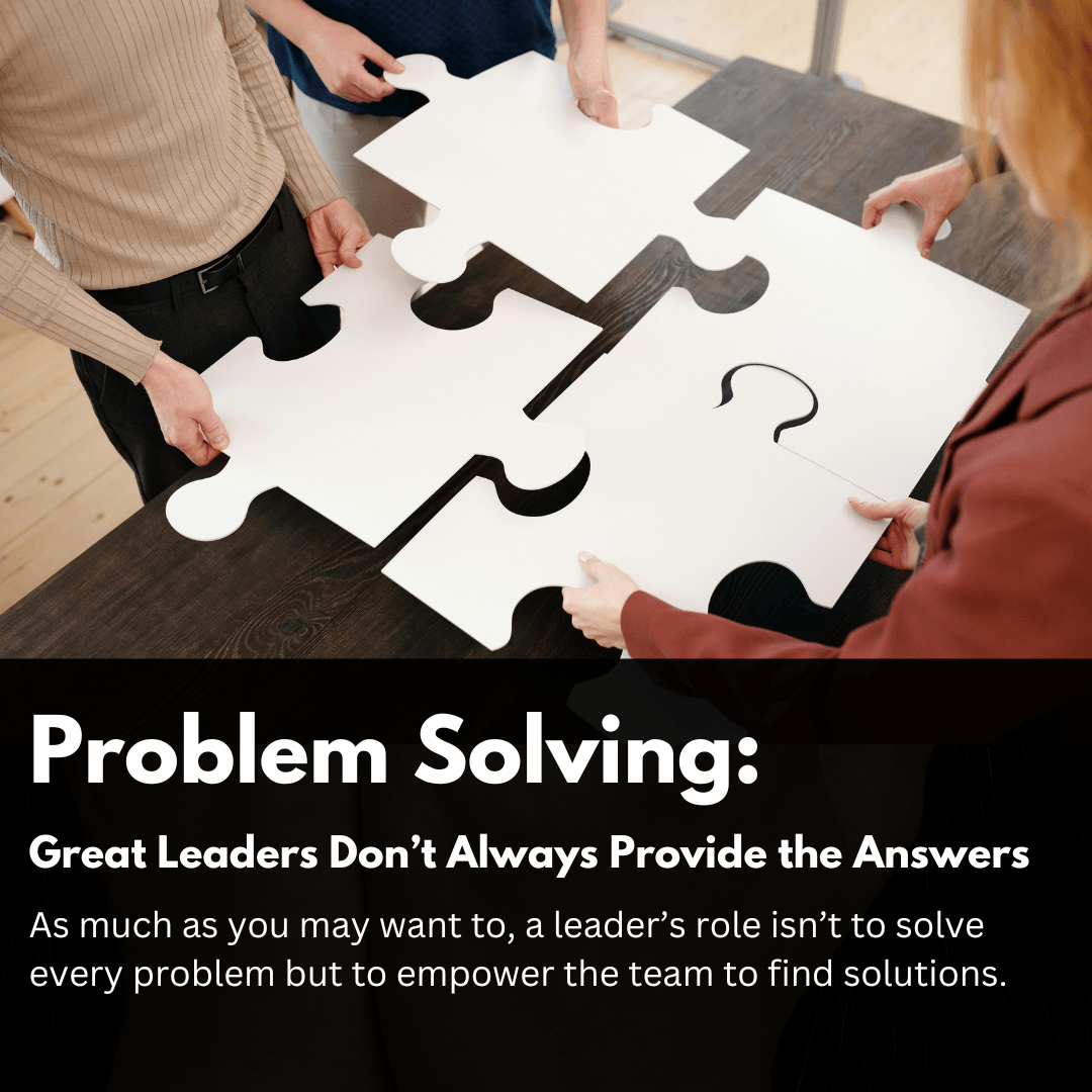 team problem solving puzzle